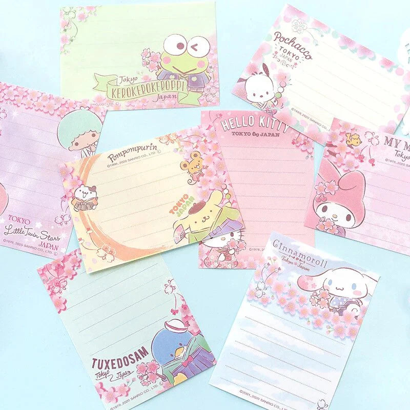 Sanrio Characters Sakura Memo Pad - Blind Box Mall
