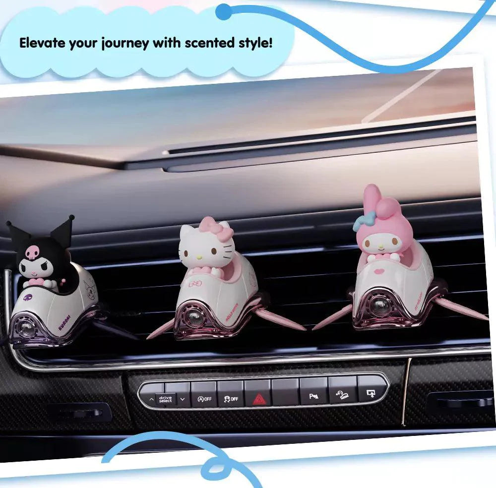 Sanrio Spaceship Car Air Freshener - Blind Box Mall