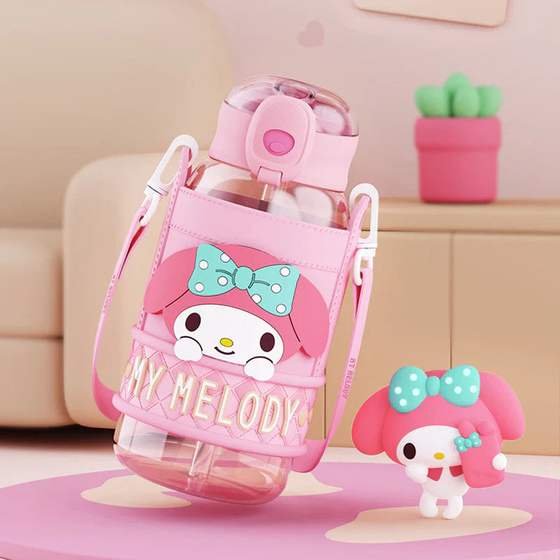 Sanrio Character Tritan Water Bottle with Leak-Proof Lid - Blind Box Mall