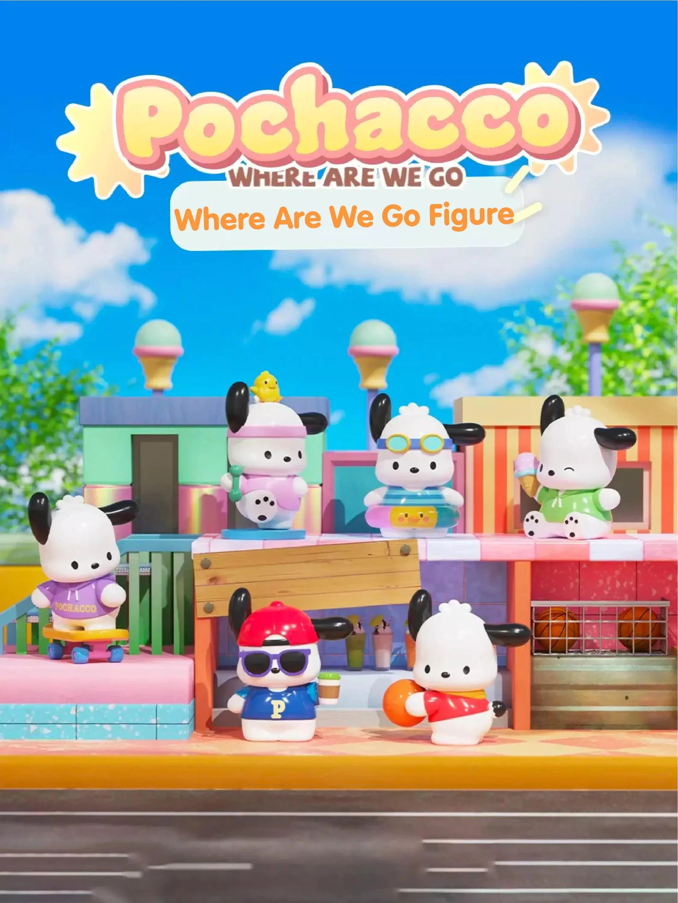 Pochacco Where Are We Go Figure - Blind Box Mall