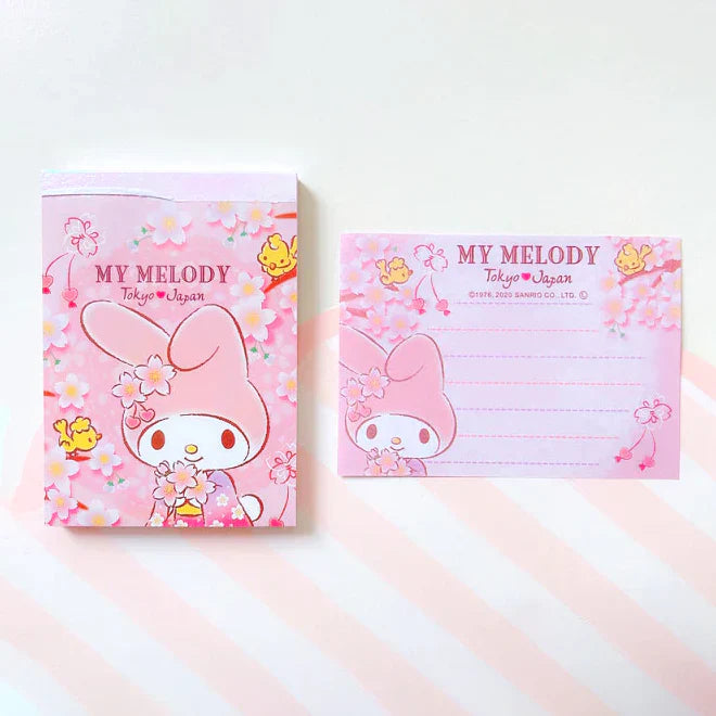 Sanrio Characters Sakura Memo Pad - Blind Box Mall