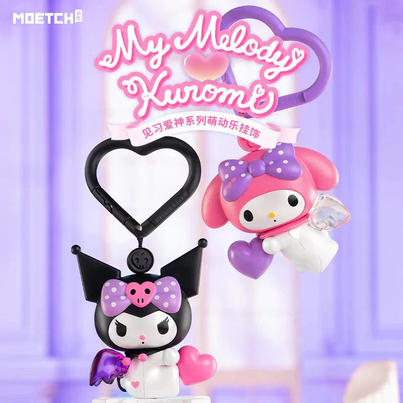 Kuromi & My Melody Cupid Trainee Movable Wind-Up Blind Box - Blind Box Mall