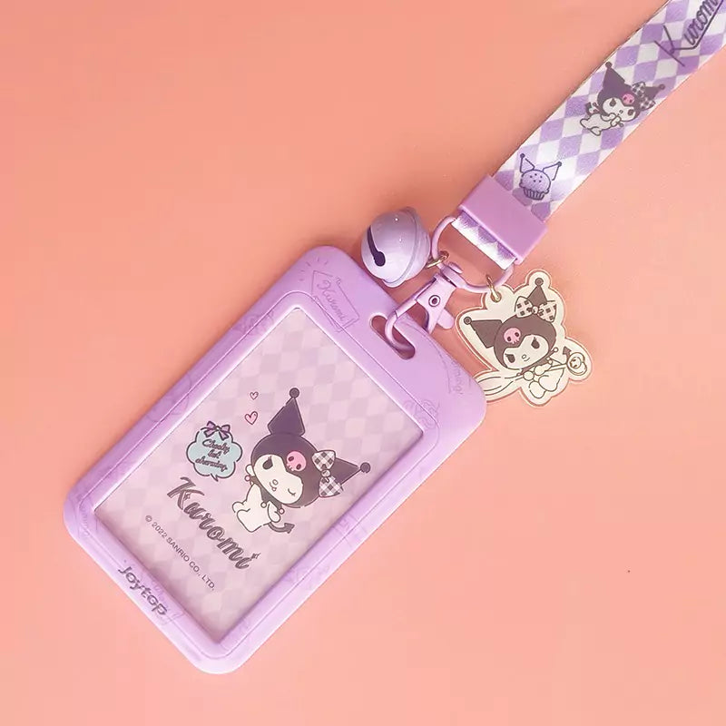 Sanrio Photocard Holder with Bell Keychain - Blind Box Mall