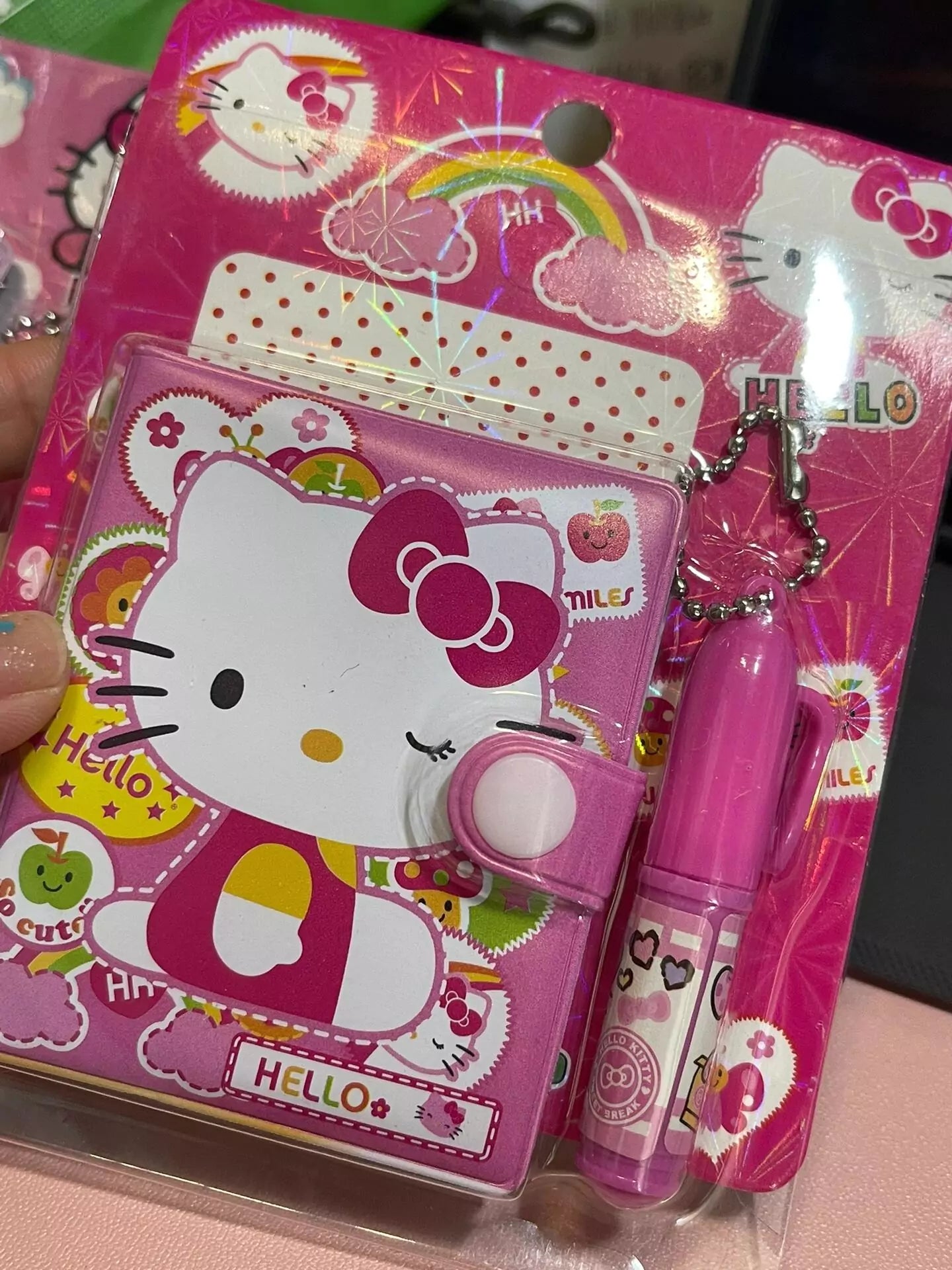 Hello Kitty Pocket Notebook & Pen Set