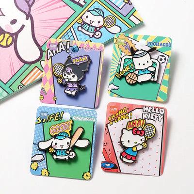 Sanrio Sports Medal Pins