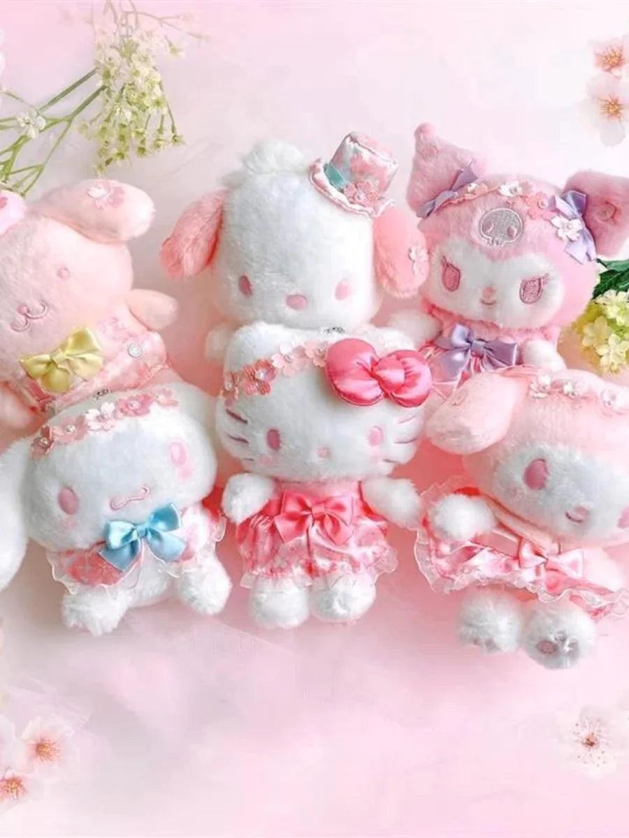 Sanrio Sakura Plushie Keychain