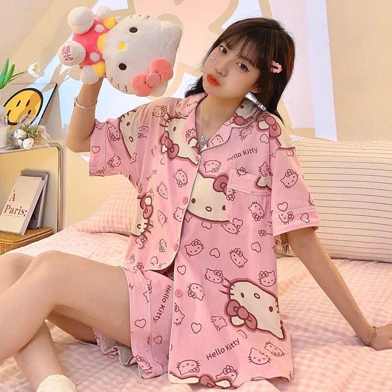 HelloKitty Pink Pajamas Set