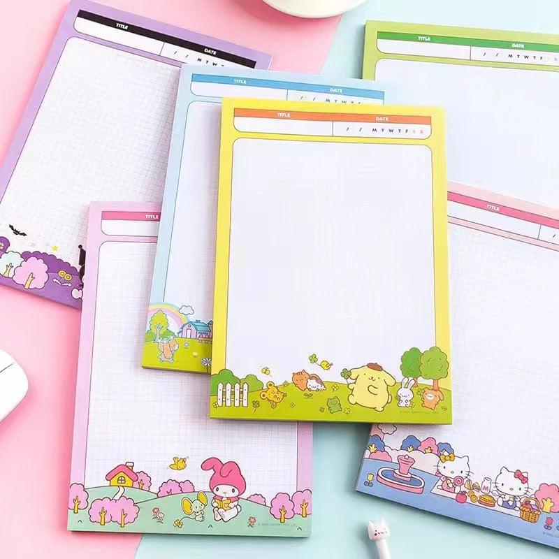 Sanrio Memo Pad Notebook - Blind Box Mall