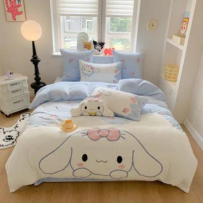 Sanrio Milk Fleece Soft Thickened Winter Warm Bedding Sheet