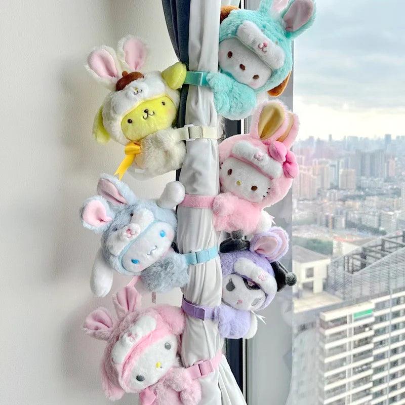 Sanrio Bunny Plush Curtain Organizer - Blind Box Mall