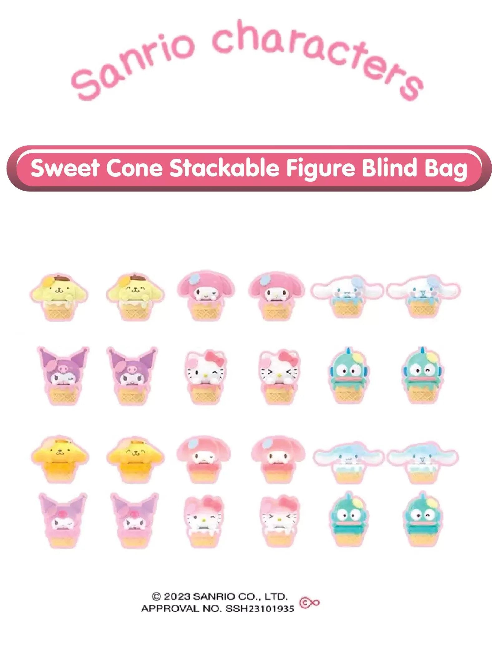 Sanrio Sweet Cone Stackable Figure Blind Bag - Blind Box Mall