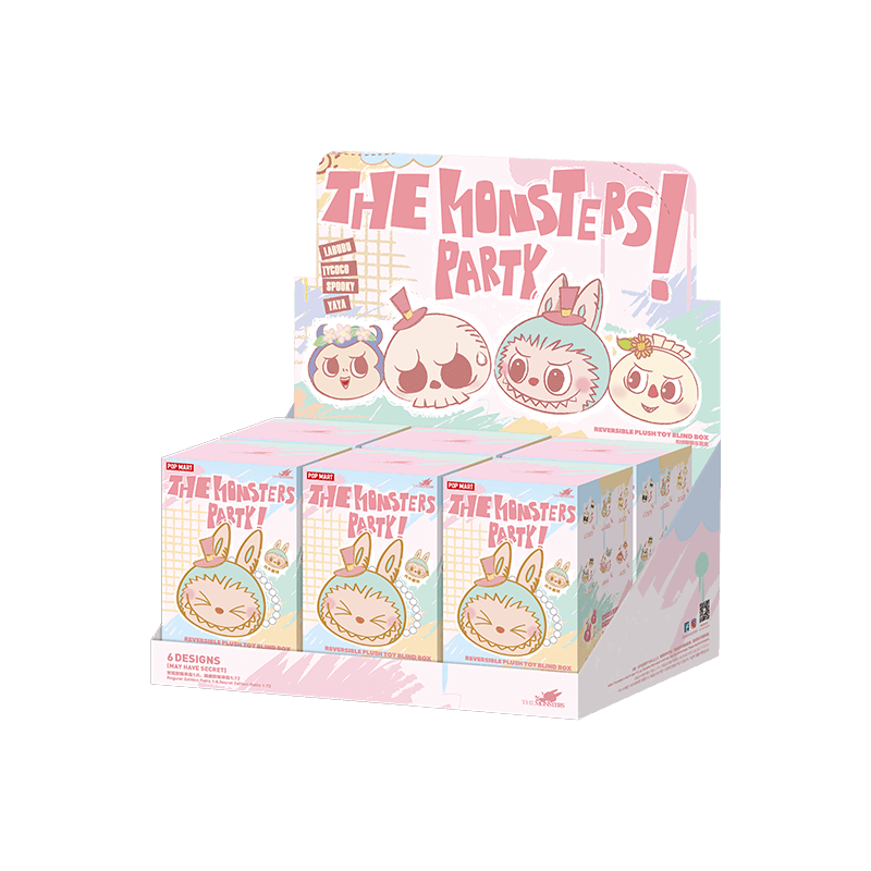 THE MONSTERS Party Series - Reversible Plush Blind Box - Blind Box Mall
