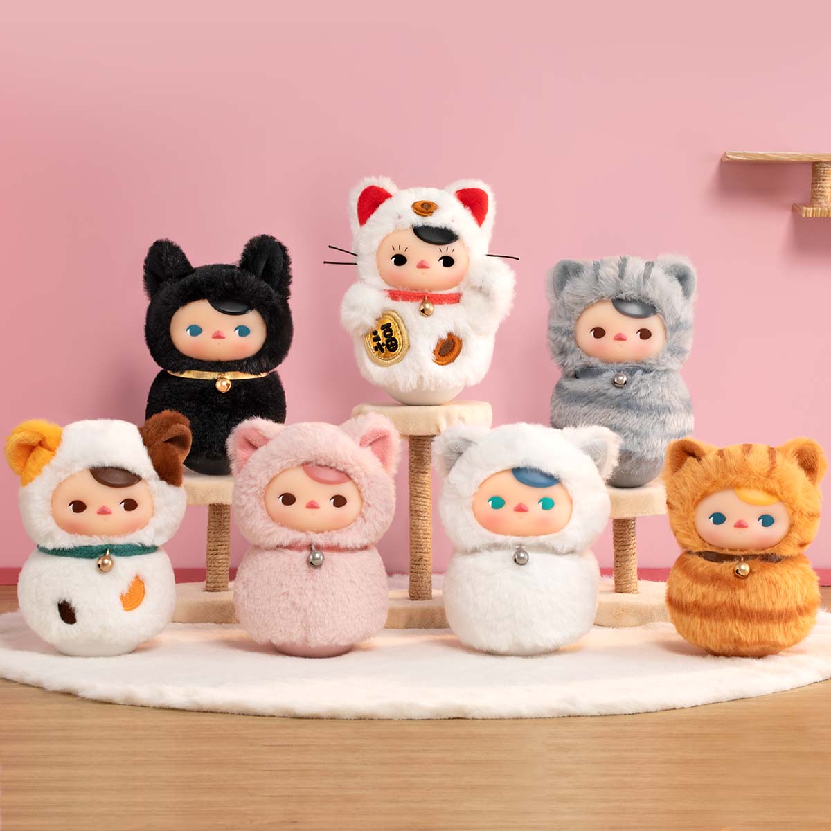 PUCKY Roly-Poly Kitty Blind Box - Blind Box Mall