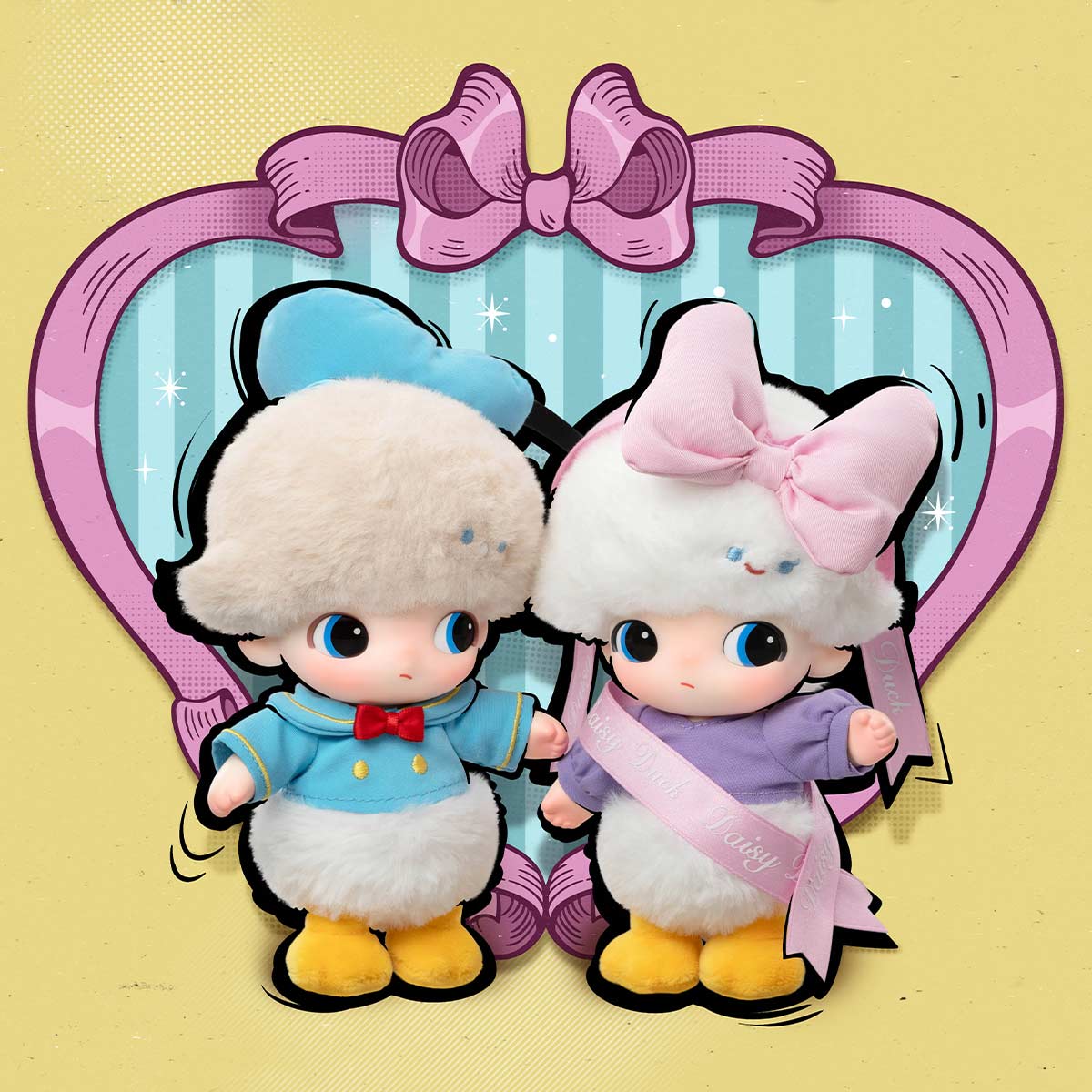DIMOO WORLD Disney Vinyl Plush Keychain Blind Box - Blind Box Mall