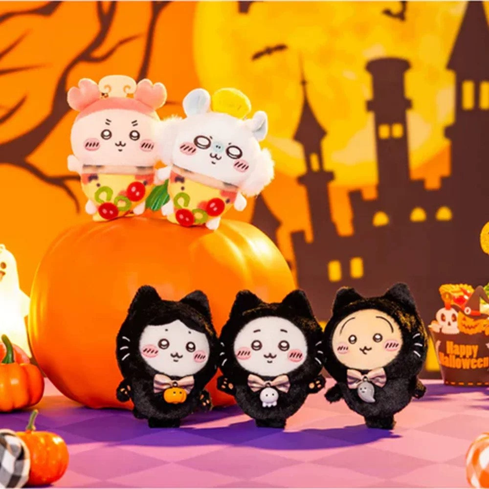 🎃 Chiikawa Halloween Mini Plush Keychain – Spooky Cuteness 10cm Collectible!