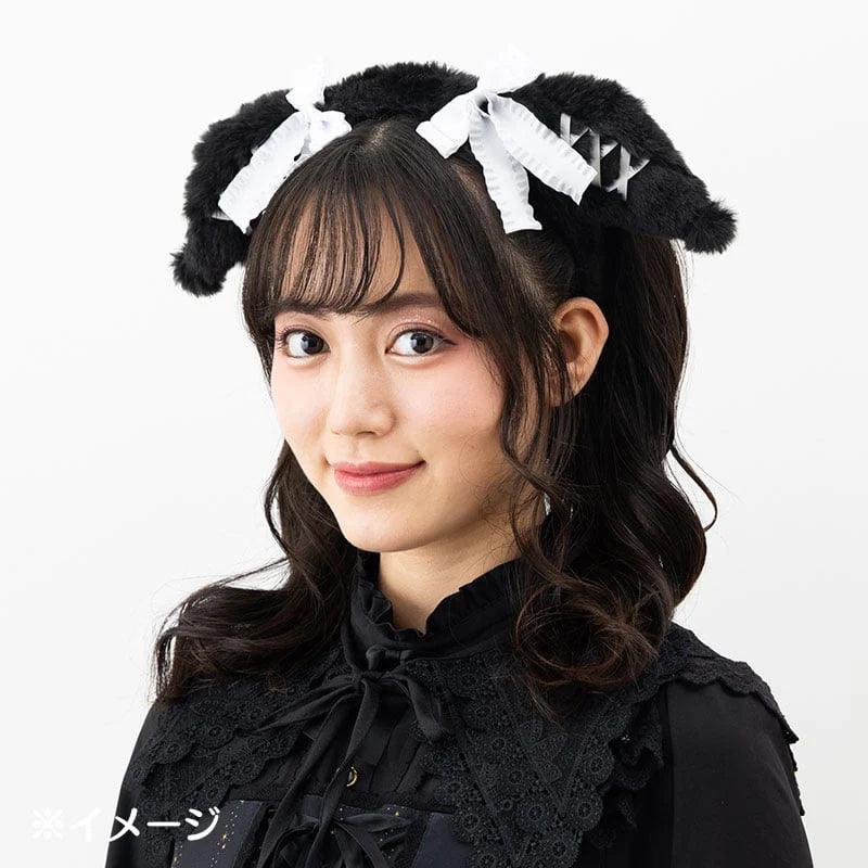 Kuromi/My Melody Plush Headband (Moonlit Melokuro Series) - Blind Box Mall