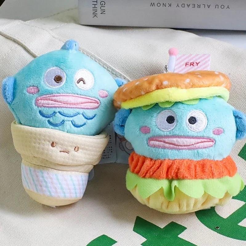 Hangyodon Burger & Ice Cream Plush Charm - Blind Box Mall