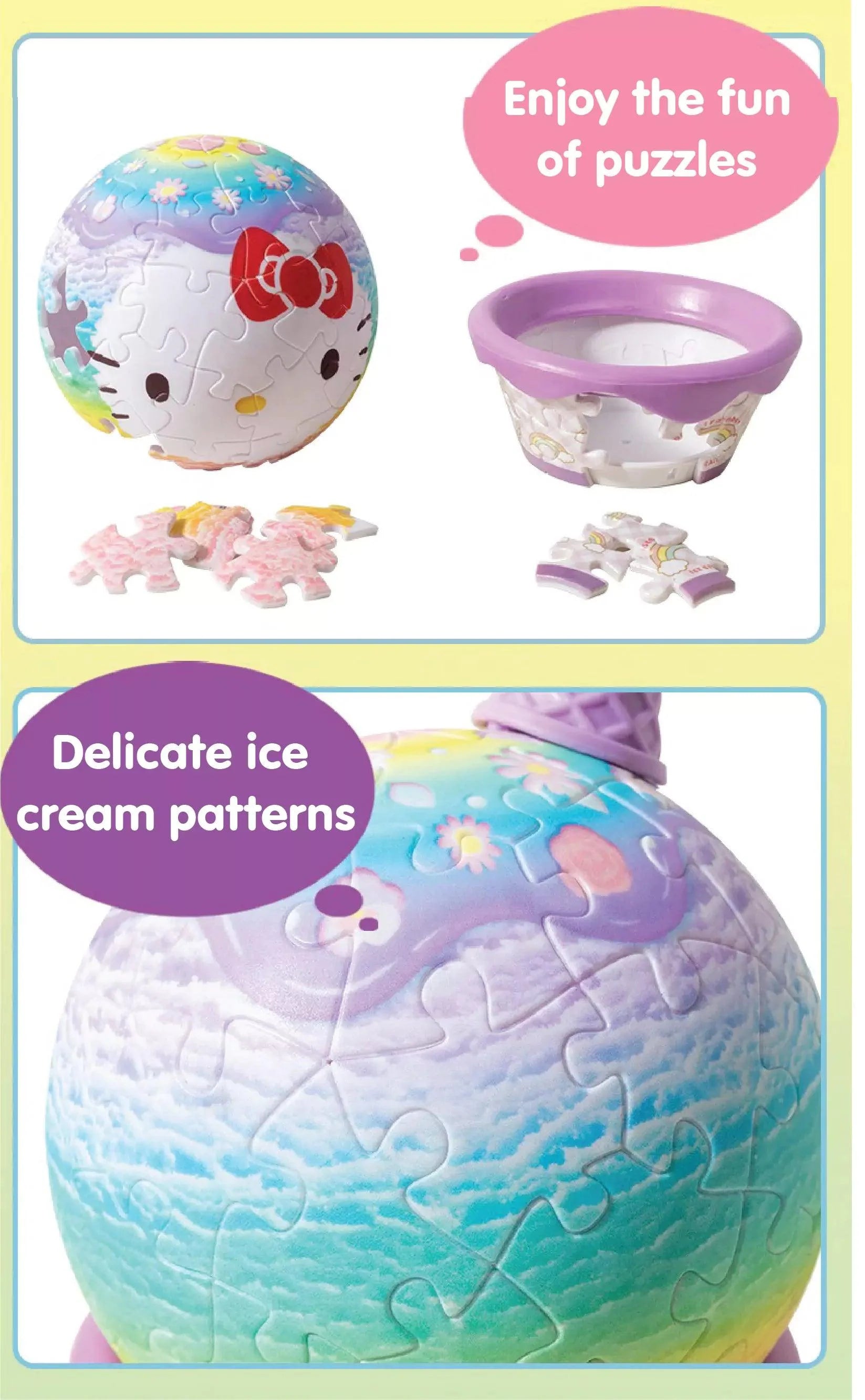 Sanrio Character Sweet Ice Cream Puzzle Blindbox - Blind Box Mall