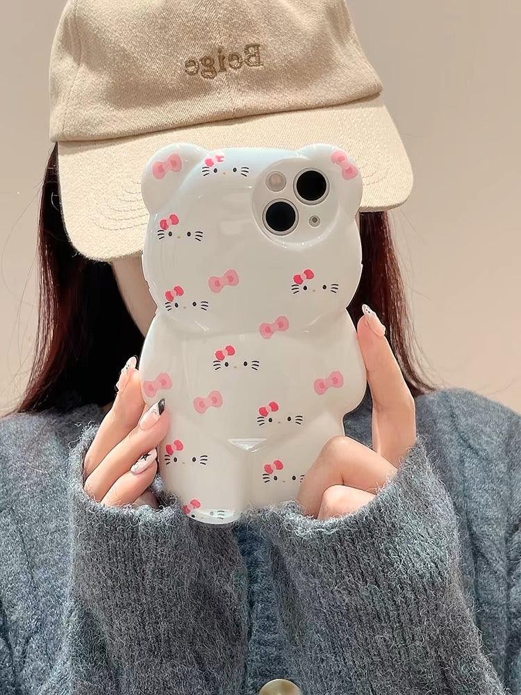 HelloKitty 3D Bear Phone Case - Blind Box Mall