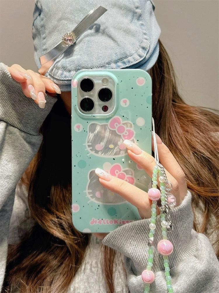 HelloKitty Mint Phone Case with Phone Charm - Blind Box Mall