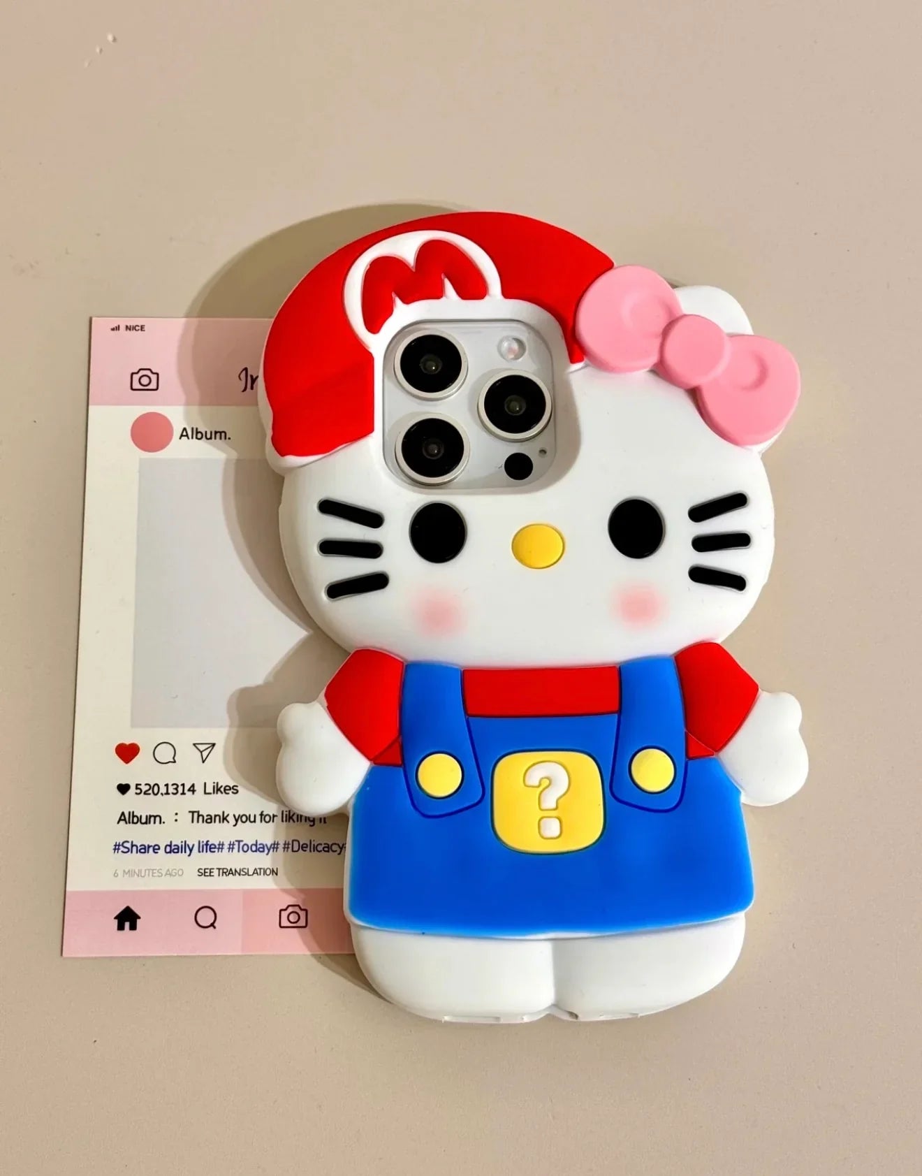 Hello Kitty x Super Mario Phone Case - Blind Box Mall