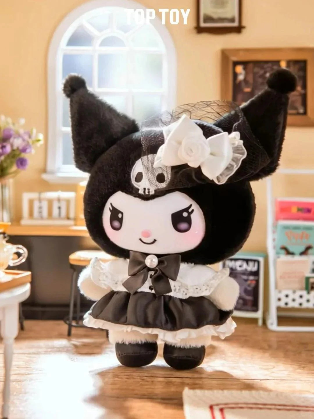 Kuromi & My Melody Elegant Gown Plush Doll Charm Blind Box - Blind Box Mall