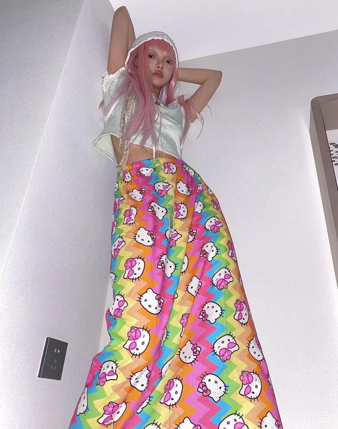 Hello Kitty ZigZag Rainbow Dress - Blind Box Mall