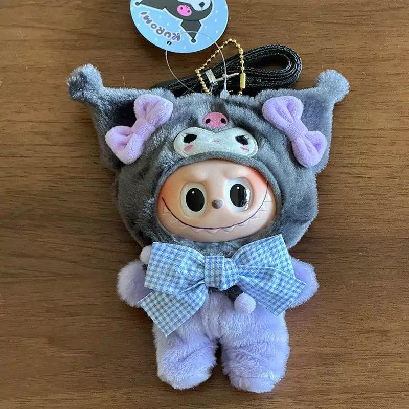 Sanrio Custom Cloth Crossbody Bag (for 17cm Labubu Plushies) - Blind Box Mall