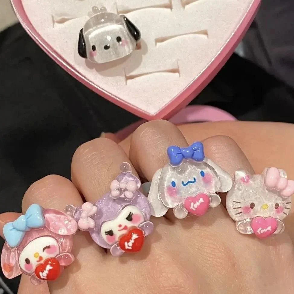 Sanrio Heart Ring Box