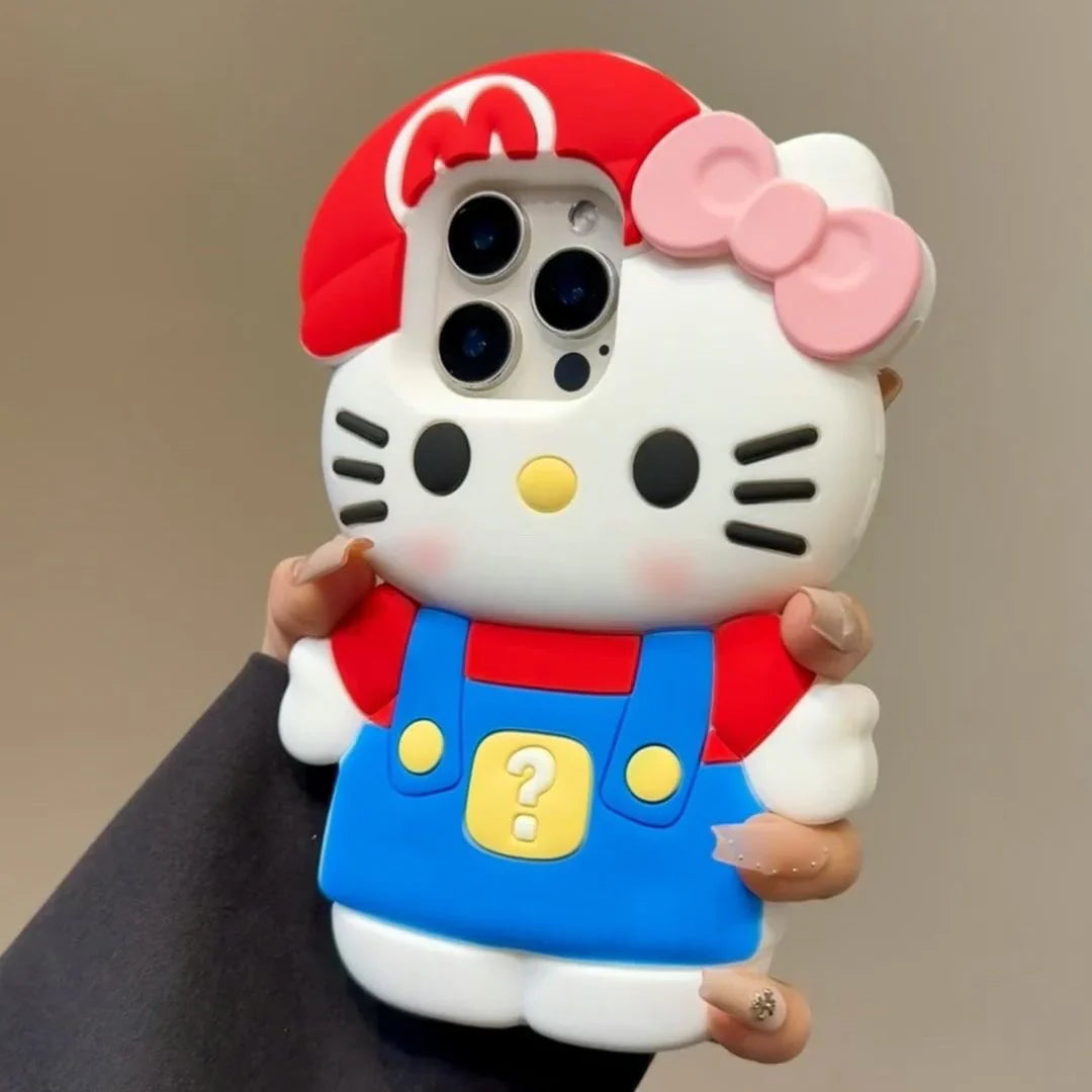 Hello Kitty x Super Mario Phone Case - Blind Box Mall