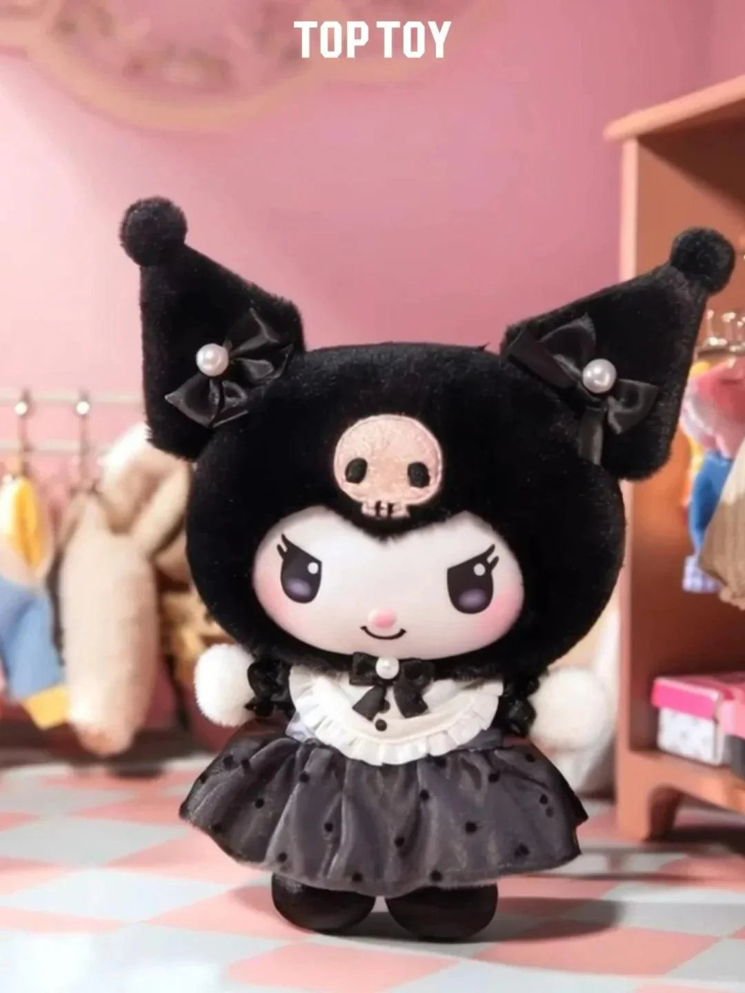 Kuromi & My Melody Elegant Gown Plush Doll Charm Blind Box - Blind Box Mall