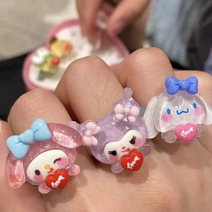 Sanrio Heart Ring Box