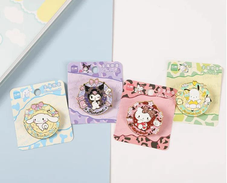 Sanrio Garland Medal Pins
