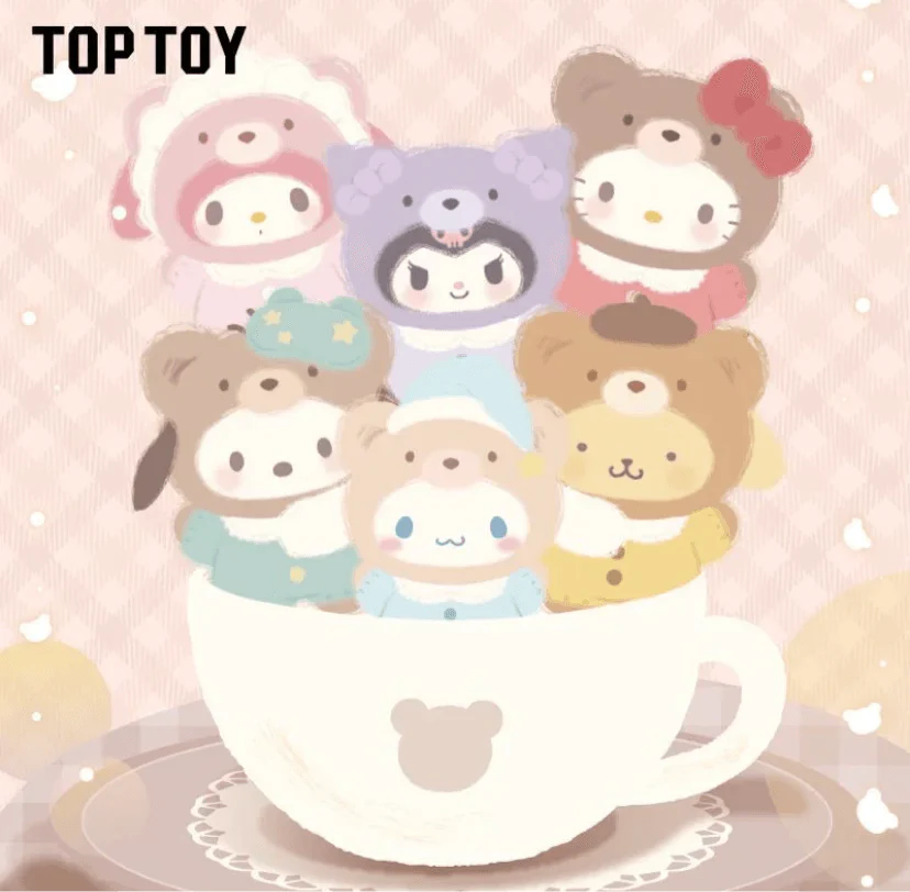 Sanrio Toptoy Latte Bear Blind Box Plush Toy - Blind Box Mall