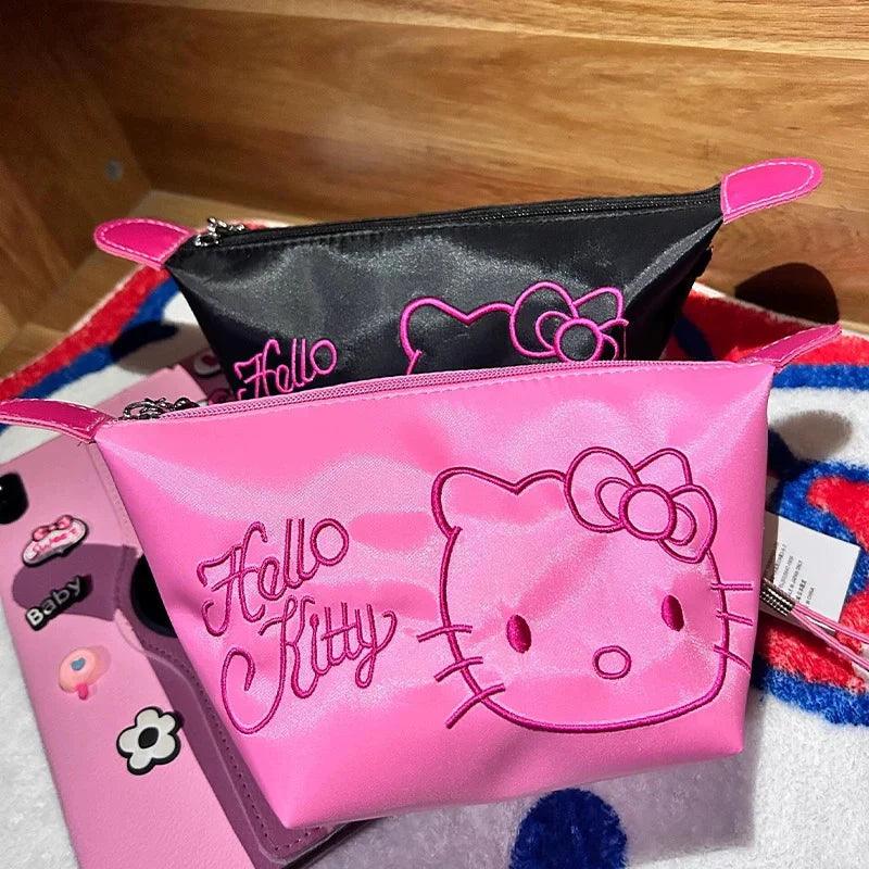 HelloKitty Embroidery Cosmetic Bag Large-capacity - Blind Box Mall