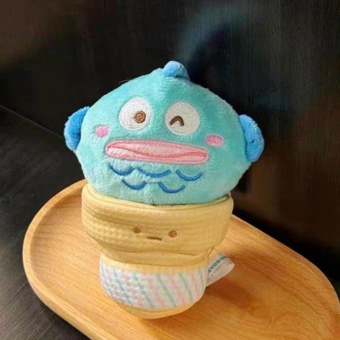 Hangyodon Burger & Ice Cream Plush Charm - Blind Box Mall