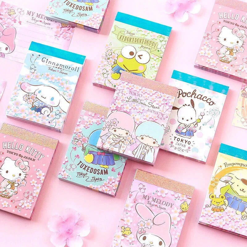 Sanrio Characters Sakura Memo Pad