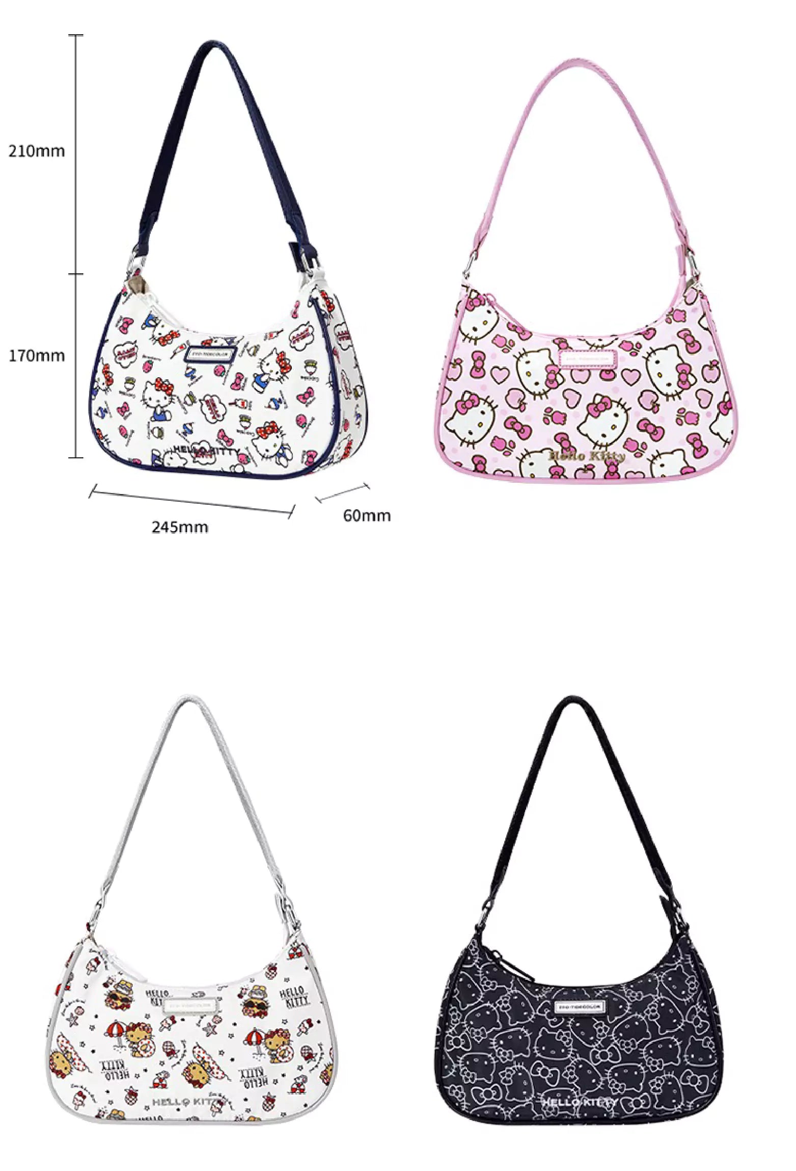 Sanrio Y2K Nylon Shoulder Bag With Gift Box - Blind Box Mall