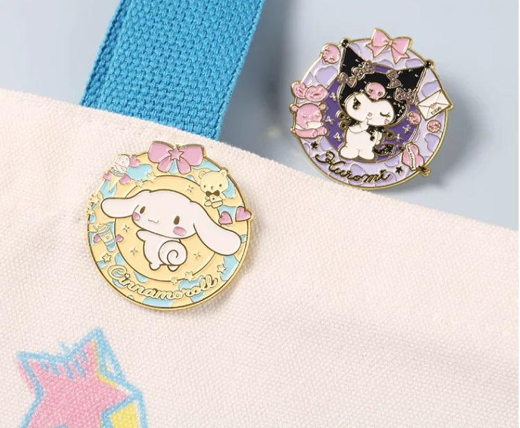 Sanrio Garland Medal Pins