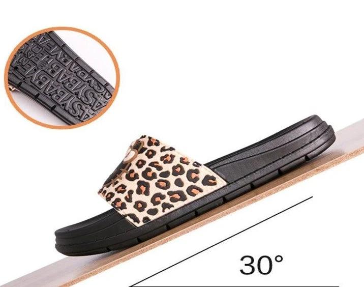 Hello Kitty Leopard Print Slippers - Blind Box Mall