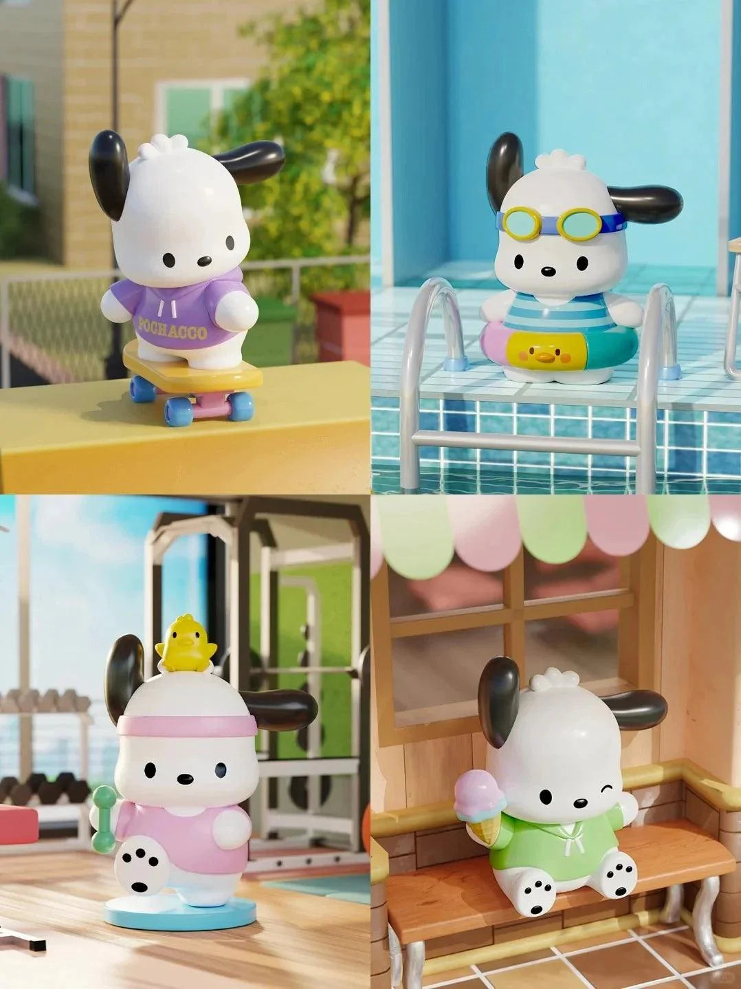 Pochacco Where Are We Go Figure - Blind Box Mall