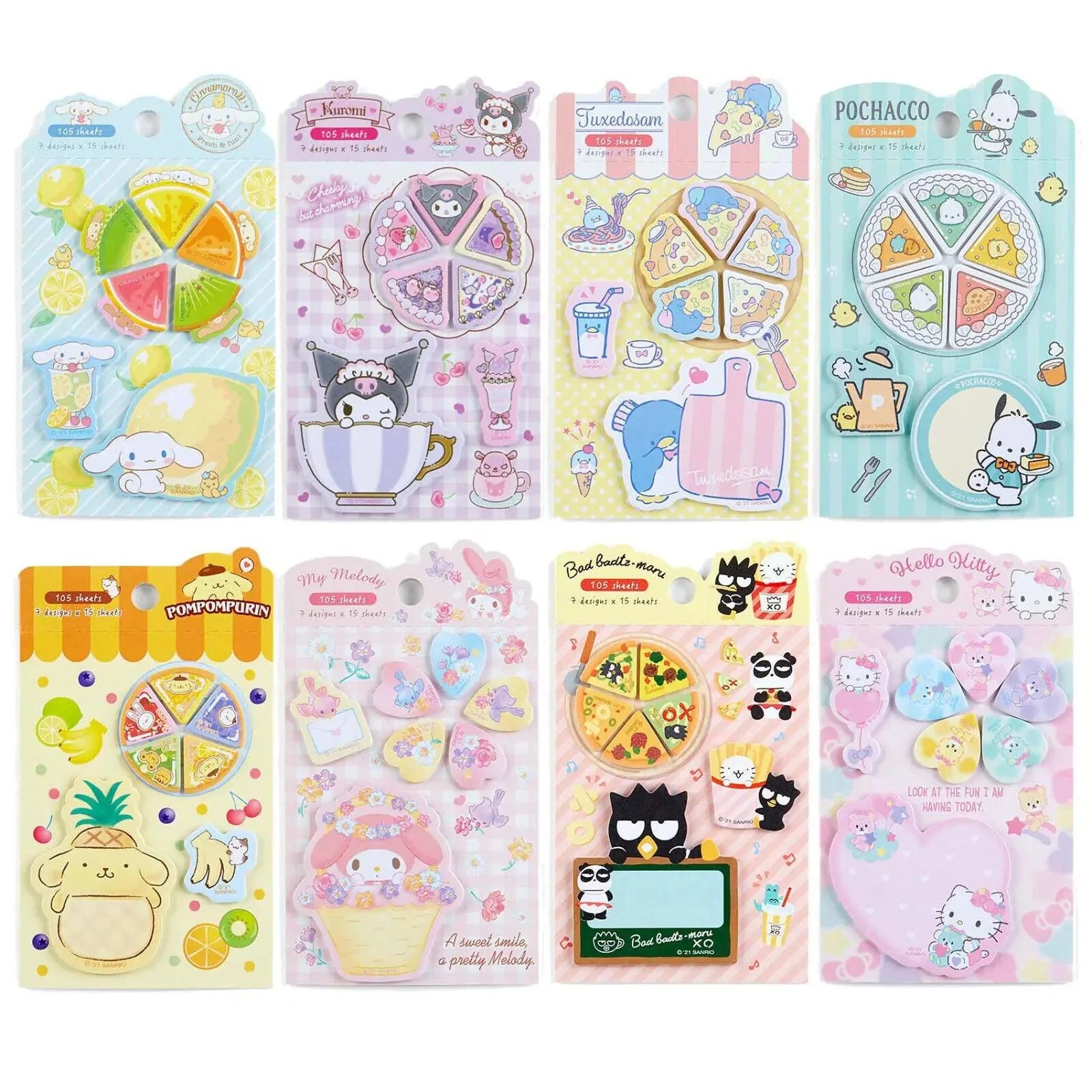 Sanrio Teatime Page Marker Sticky Notes