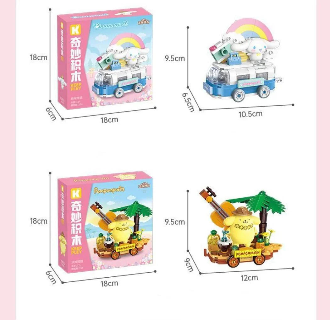 Sanrio Street Vendor Building Blocks - Blind Box Mall