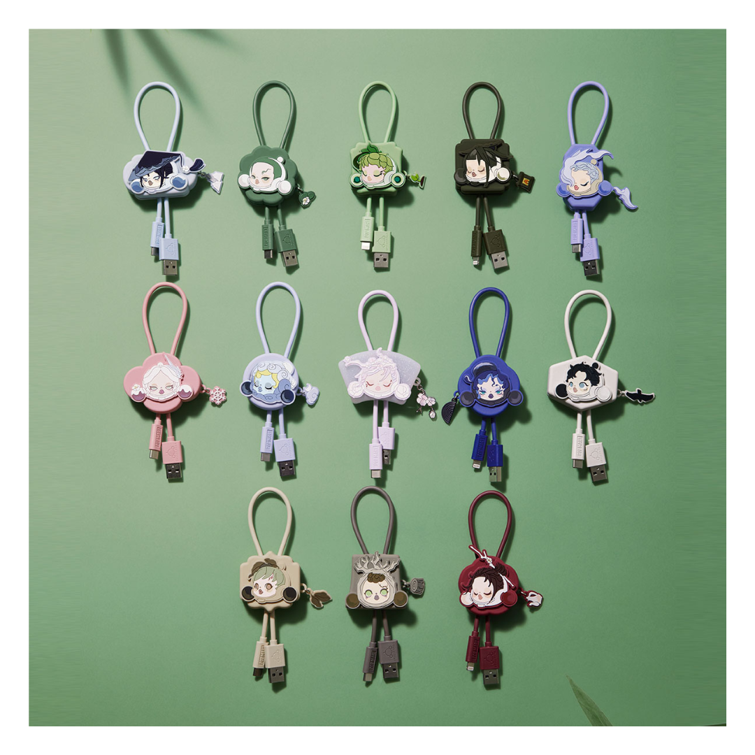 Pop Mart SKULLPANDA The Ink Plum Blossom Series-Cable Line Blind Box (iPhone) - Blind Box Mall