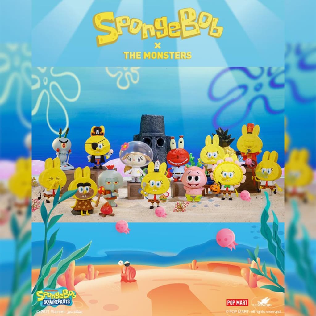 The Monsters x SpongeBob Blind Box Series by Kasing Lung x POP MART - Blind Box Mall