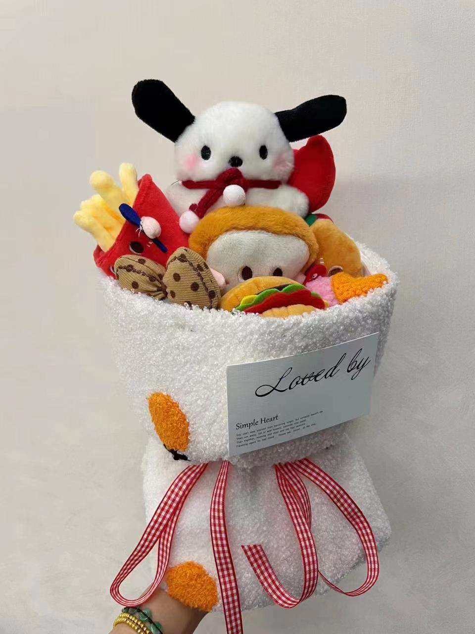 Pochacco Foodie Plushie Bouquet - Blind Box Mall