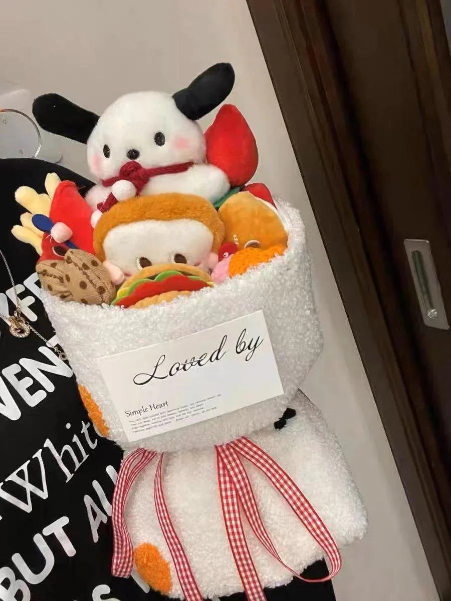 Pochacco Foodie Plushie Bouquet - Blind Box Mall