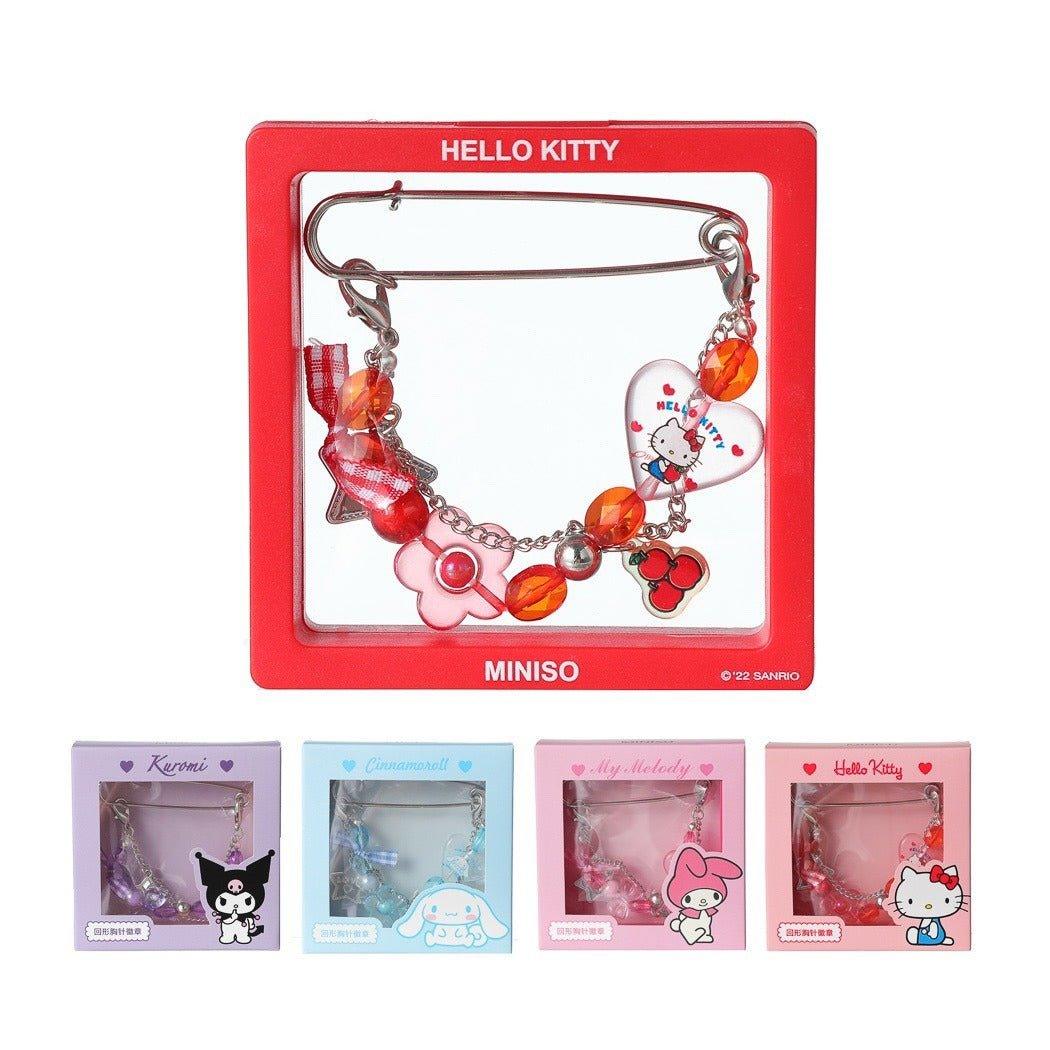 Sanrio Brooch Pin with Case