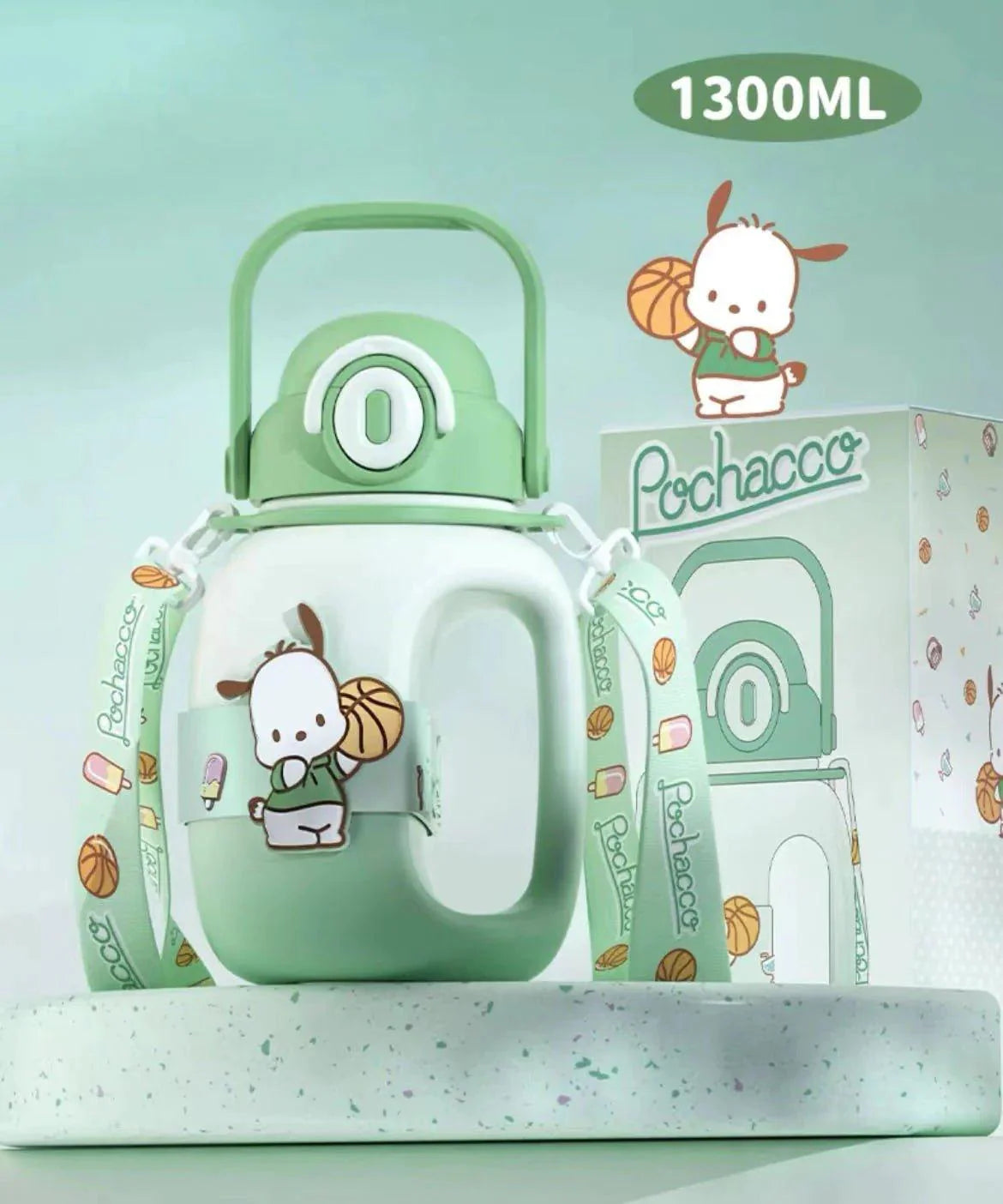 Sanrio Chubby Water Bottle (1300ml) - Blind Box Mall