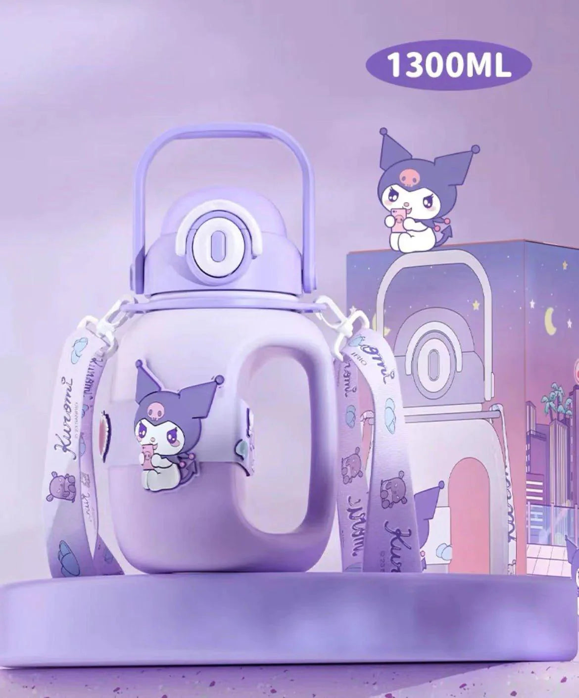 Sanrio Chubby Water Bottle (1300ml) - Blind Box Mall